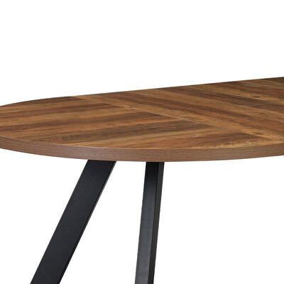 Atacado moderna mesa de jantar extensível de madeira dobrável móveis de sala de jantar simples redondo ajustável mesa de jantar expansível