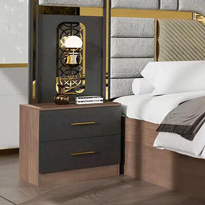 Conjunto Completo de Móveis Modernos Turcos para Quarto Atacado 5 Peças Cama King Size Estrutura de Madeira Móveis Domésticos Conjuntos de Quarto