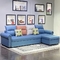 tampa funcional secional azul de 1.9m Sofa Bed With Chaise Fabric