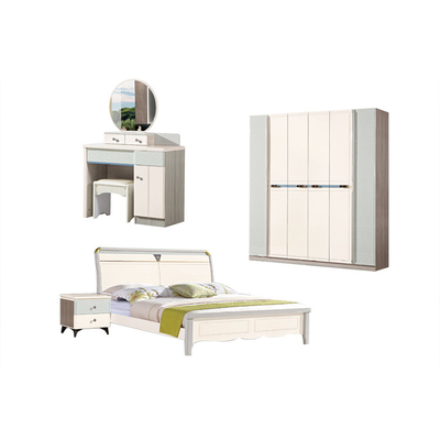 Cama minimalista 1800*2000mm da madeira maciça do rei Bedroom Set Double do OEM do ODM