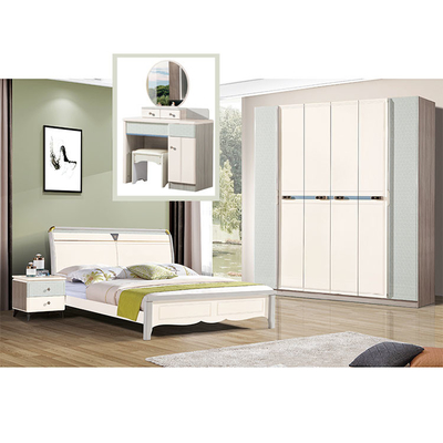 Cama minimalista 1800*2000mm da madeira maciça do rei Bedroom Set Double do OEM do ODM