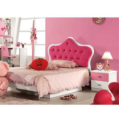 Mobília do quarto das meninas de Cabrini com a princesa Bed do rosa da mesa 1280*2050mm