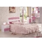 Mobília bonito branca cor-de-rosa 960mm dos grupos de quarto das crianças do MDF