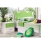 Grupo verde branco Cappellini da mobília dos grupos de quarto das crianças do plutônio do OEM