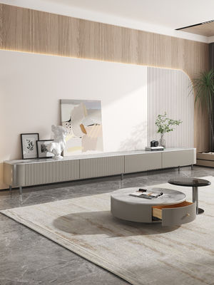 Suporte de mármore italiano 120cm da tevê da madeira maciça de Cabrini da sala de visitas